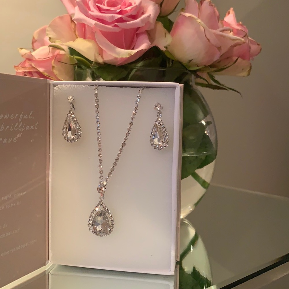 Bridal Necklace and earring set